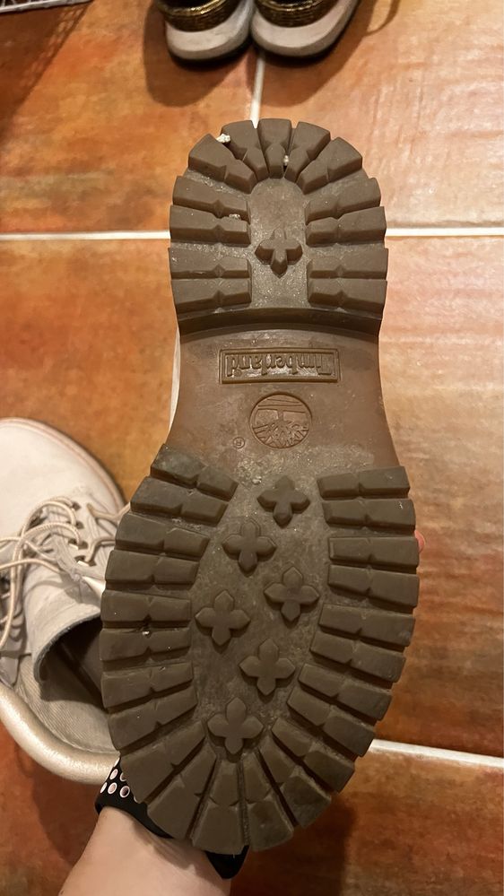 Timberland trapery rozowe 37,5 damskie wizane