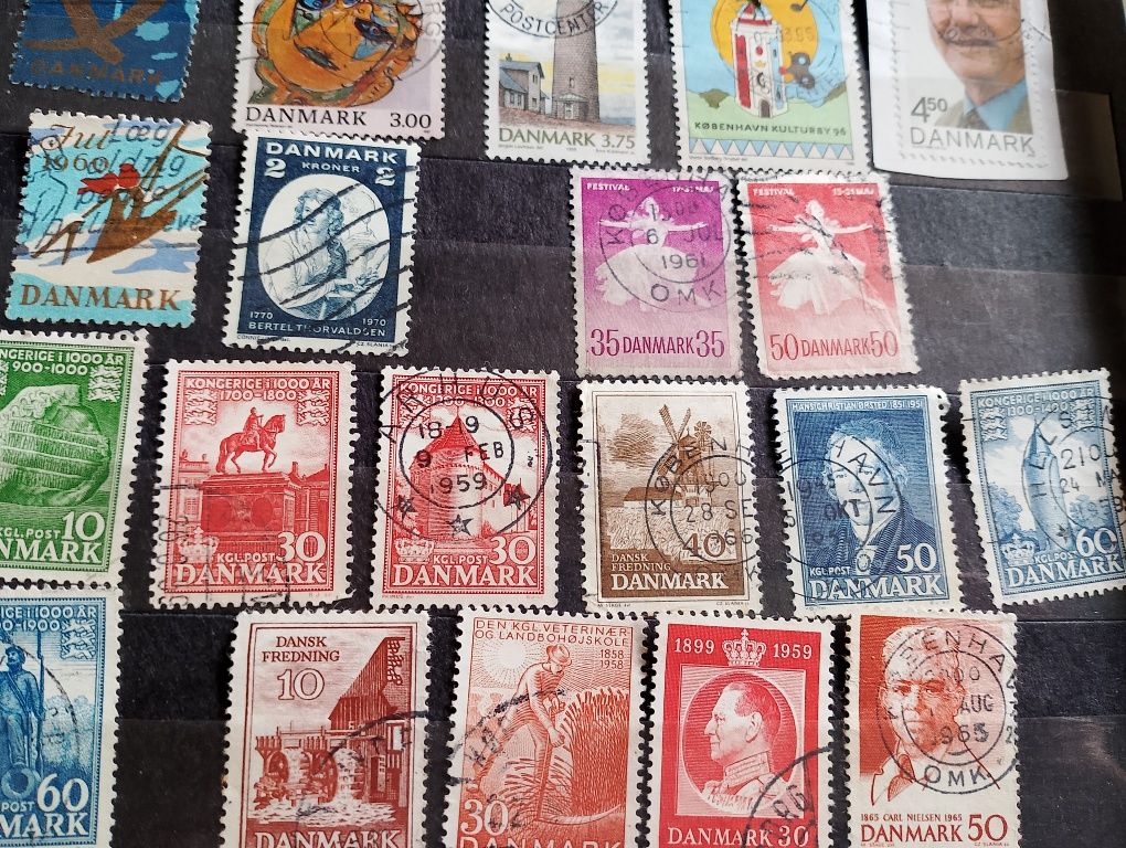Znaczki pocztowe Danmark