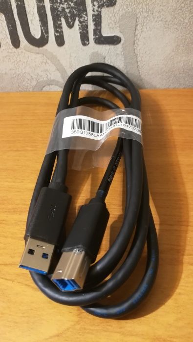 Nowe kable USB 3.0 wtyk A -> B 185cm kabel do drukarek, monitorów, fax