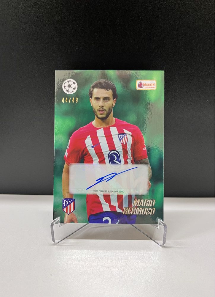 Karta Mario Hermoso autograf /49