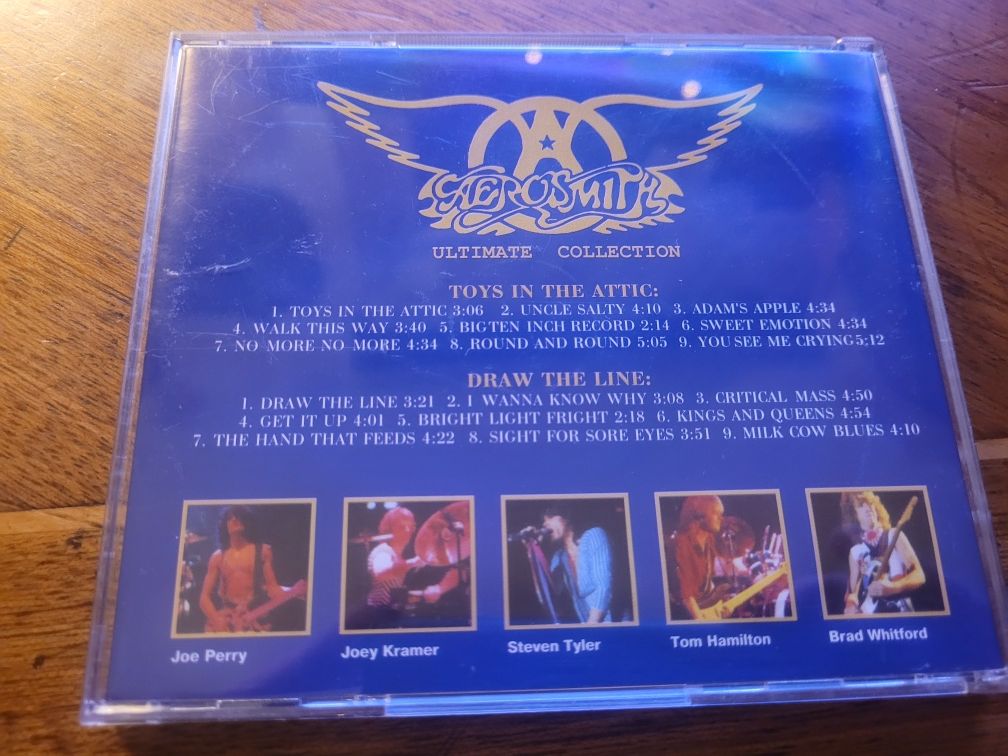 CD Aerosmith Toys in the Attic/Draw the Line 1975/1978