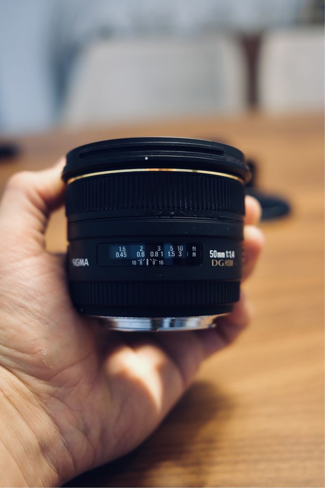 Sigma 50mm f/1.4 EX (Canon mount)