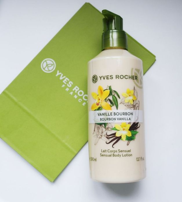 Молочко для тіла бурбонська ваніль 390 мл ів роше yves rocher