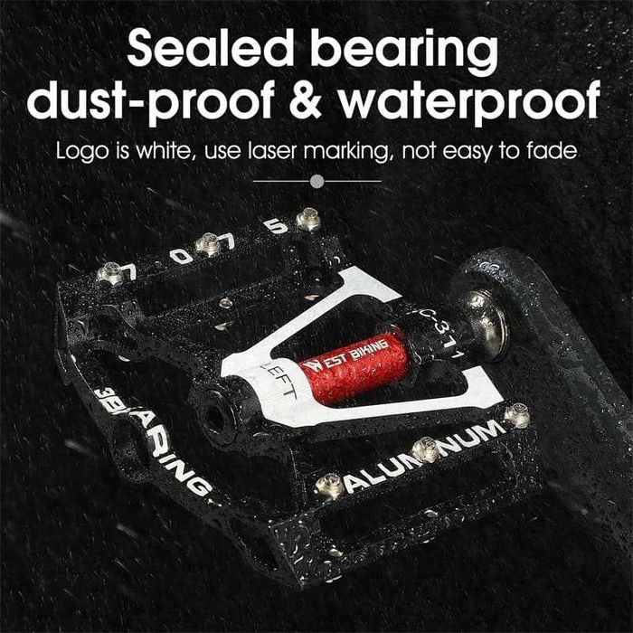 Велосипедные педали WEST BIKING на 3-х подшипниках, велопедали