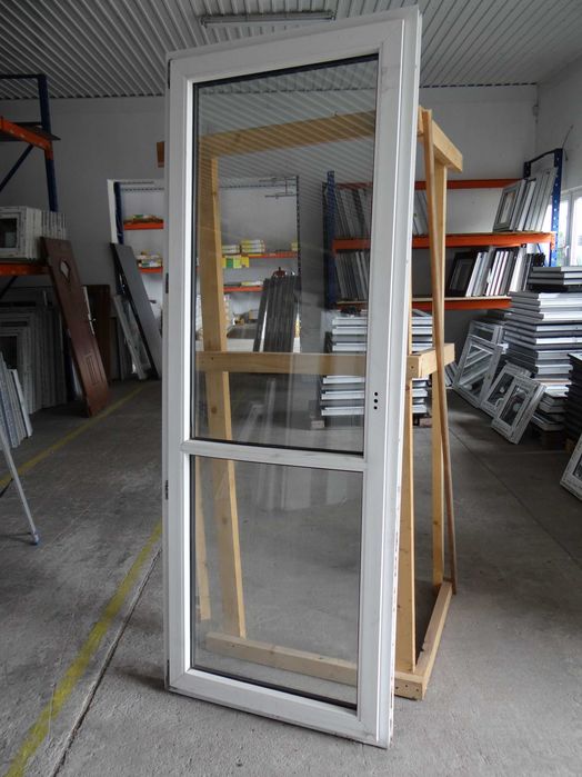 Drzwi balkonowe 865x229 używane niemieckie- Okna Szadek
