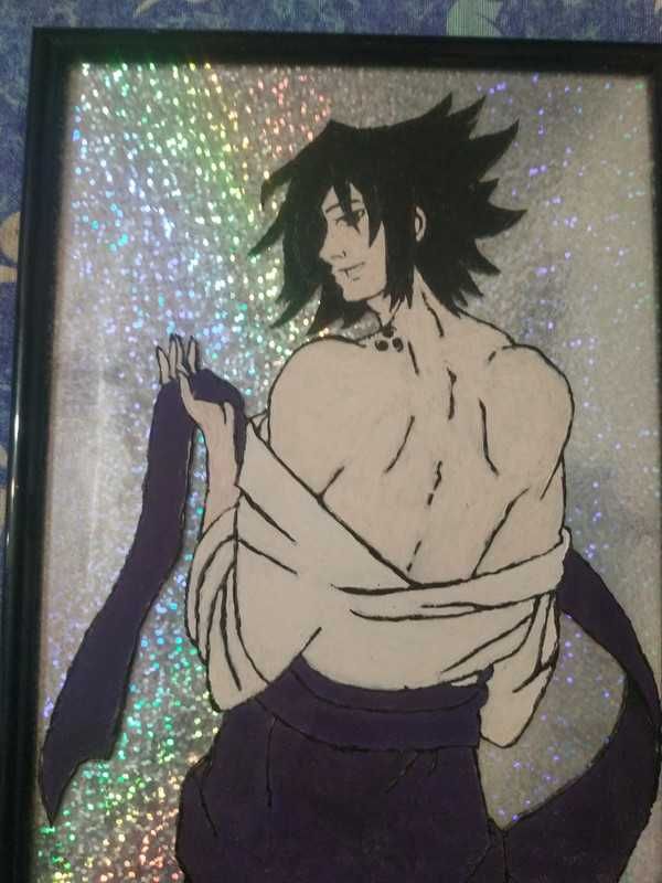 Obrazek na szkle - Sasuke