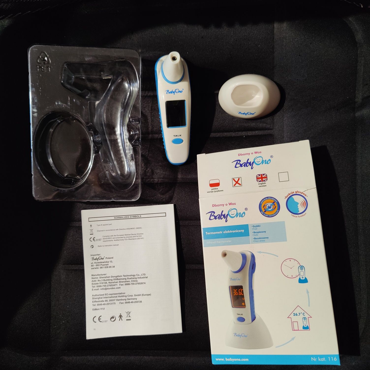 Termometr elektroniczny Babyono 116