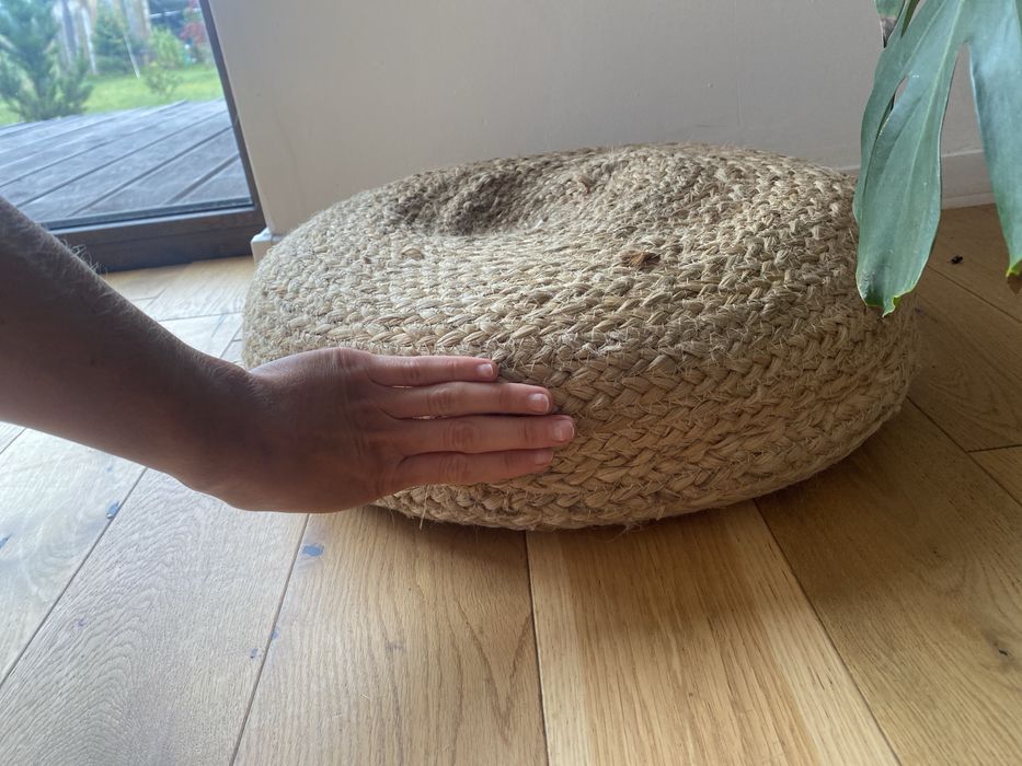 Puf jutowy oddam stan bardzo dobry