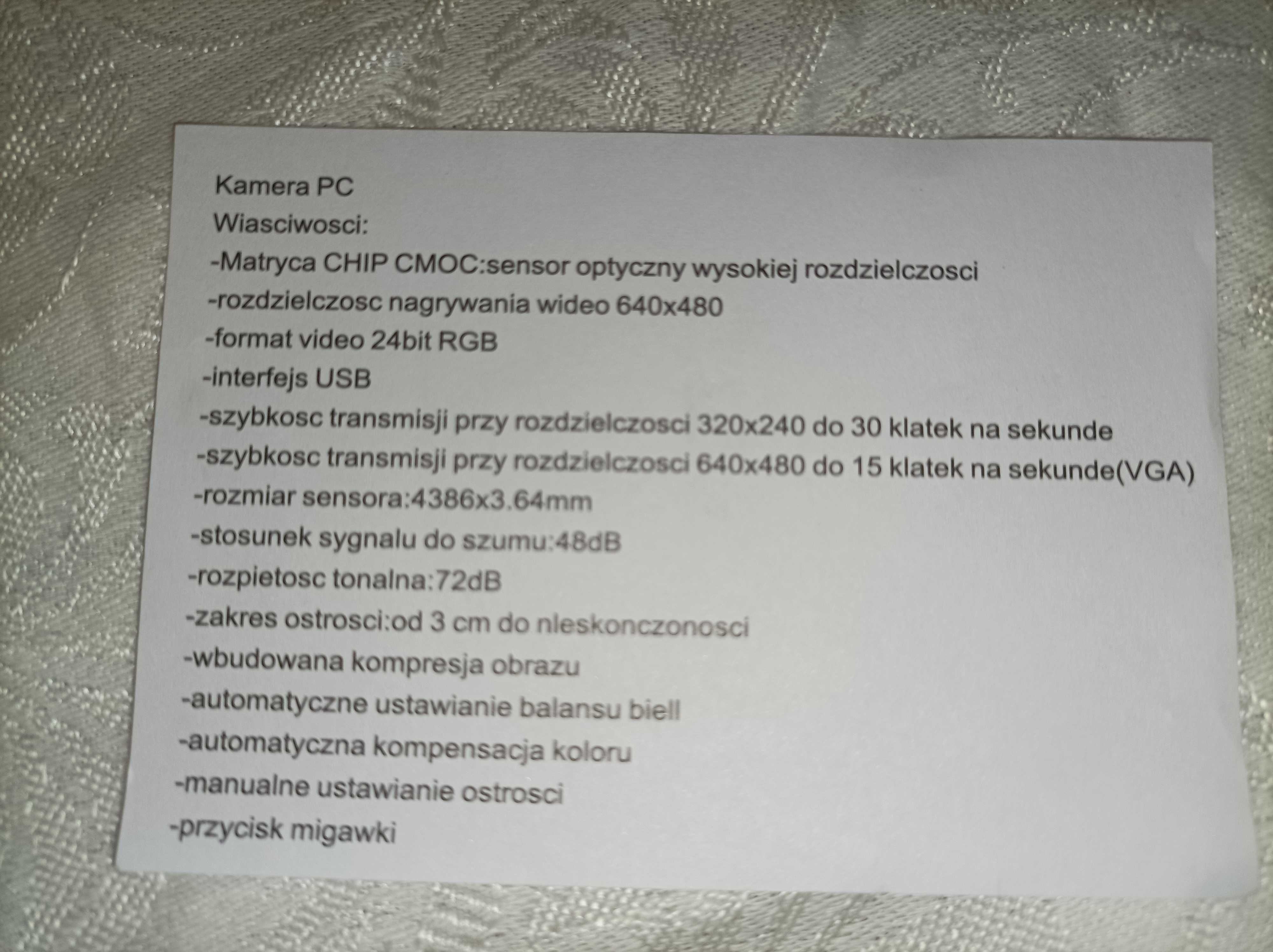 Kamera internetowa Nowa! Wysyłka!
