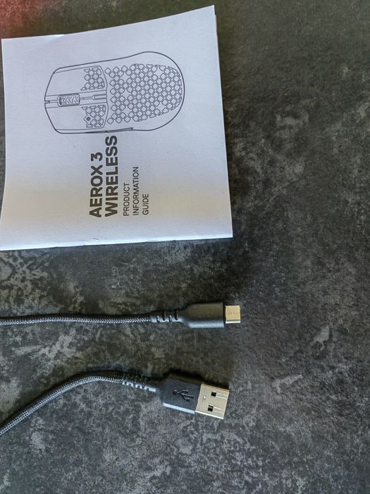 Myszka steelseries aerox 3 wireless czarna