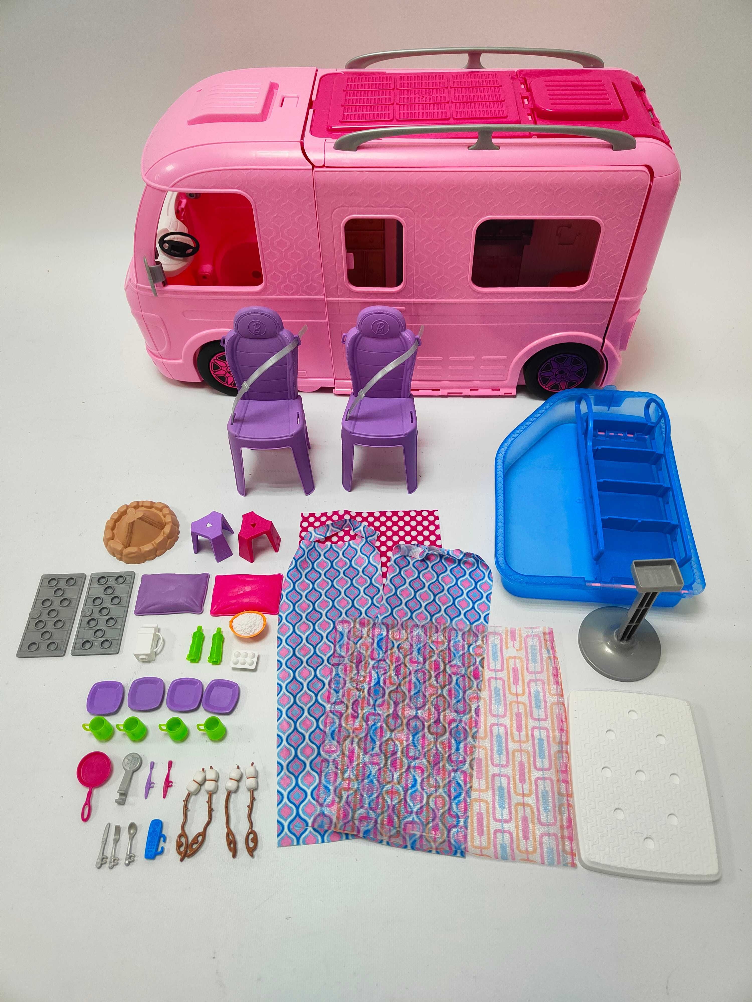 Mattel Barbie Kamper FBR34 WYMARZONY KAMPER Auto Pojazd K4