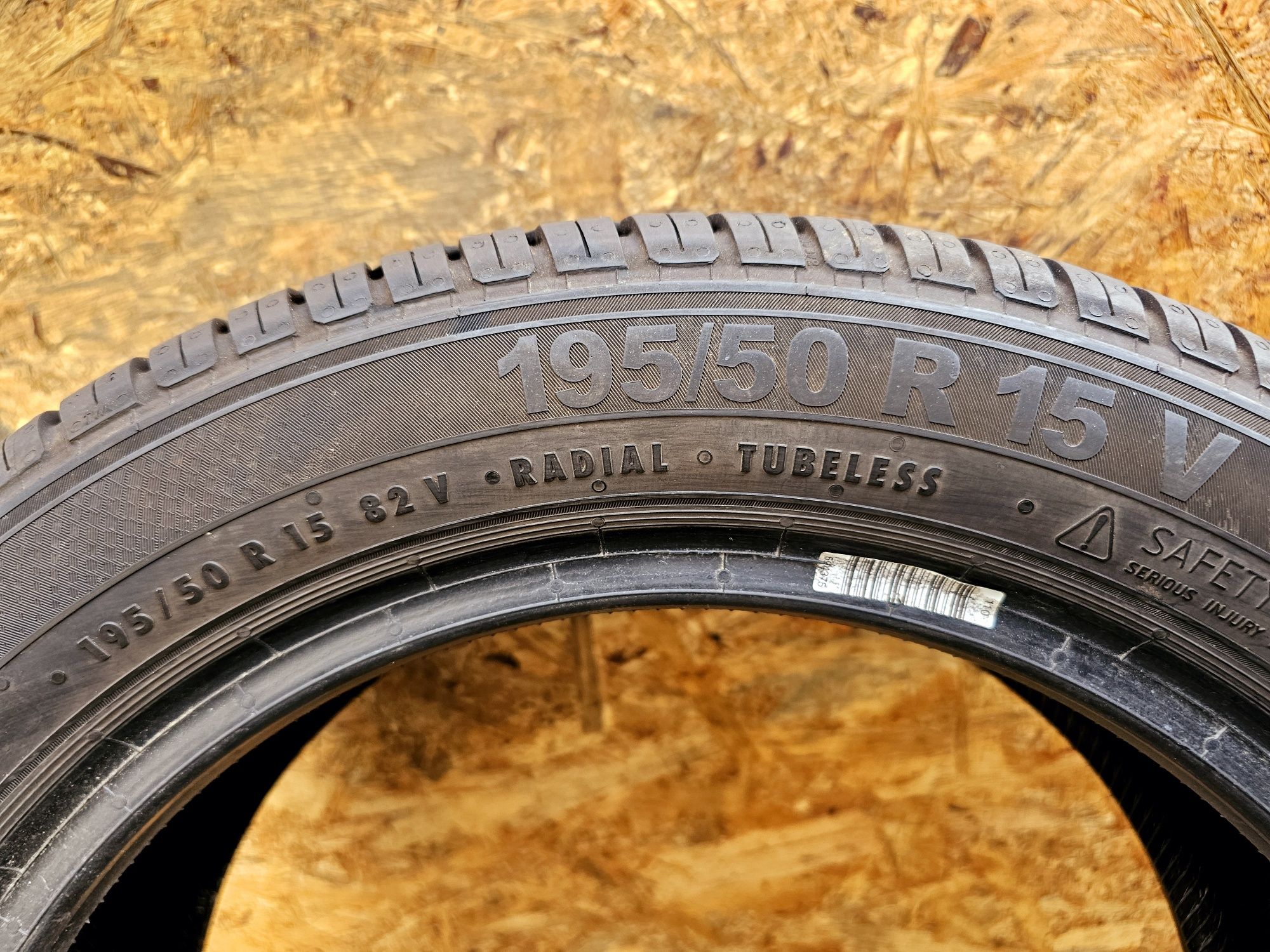 Jak Nowe!!  8mm. 195/50 r15 Semperit Speed-Life 3. 2020r.