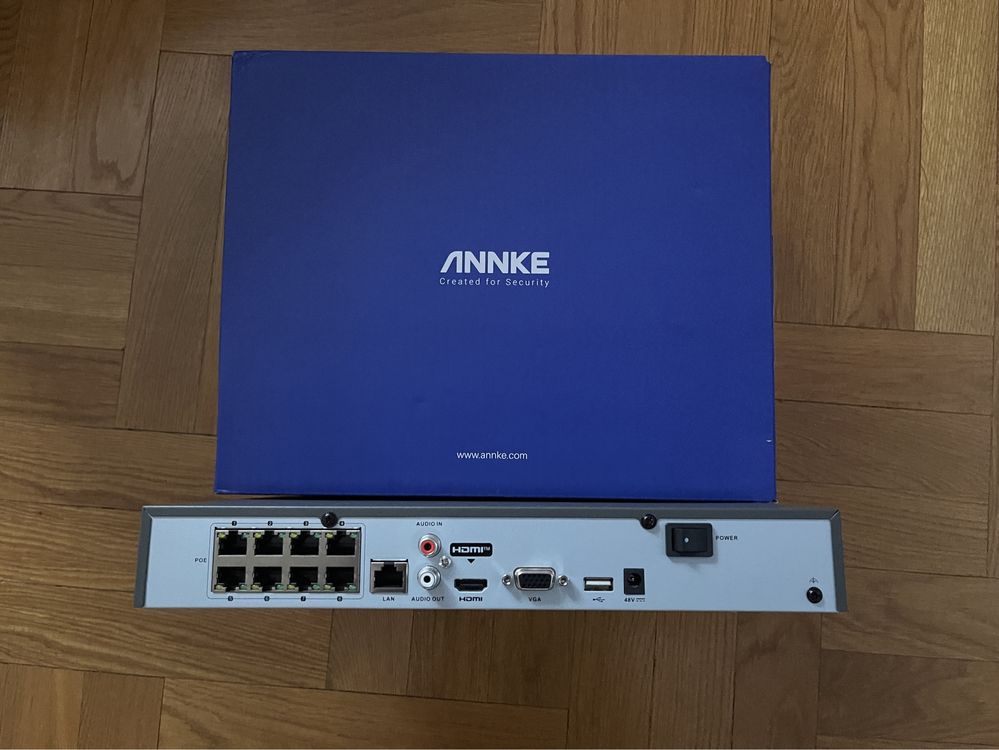 Annke N48PAW, z dyskiem 1TB - rejestrator IP 8 kanałówy 4K