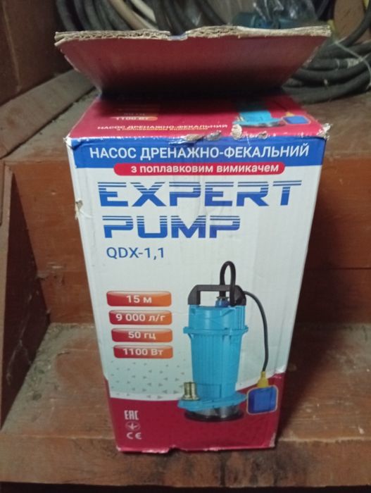 Дренажный насос EP QDX-1.1 с поплавком