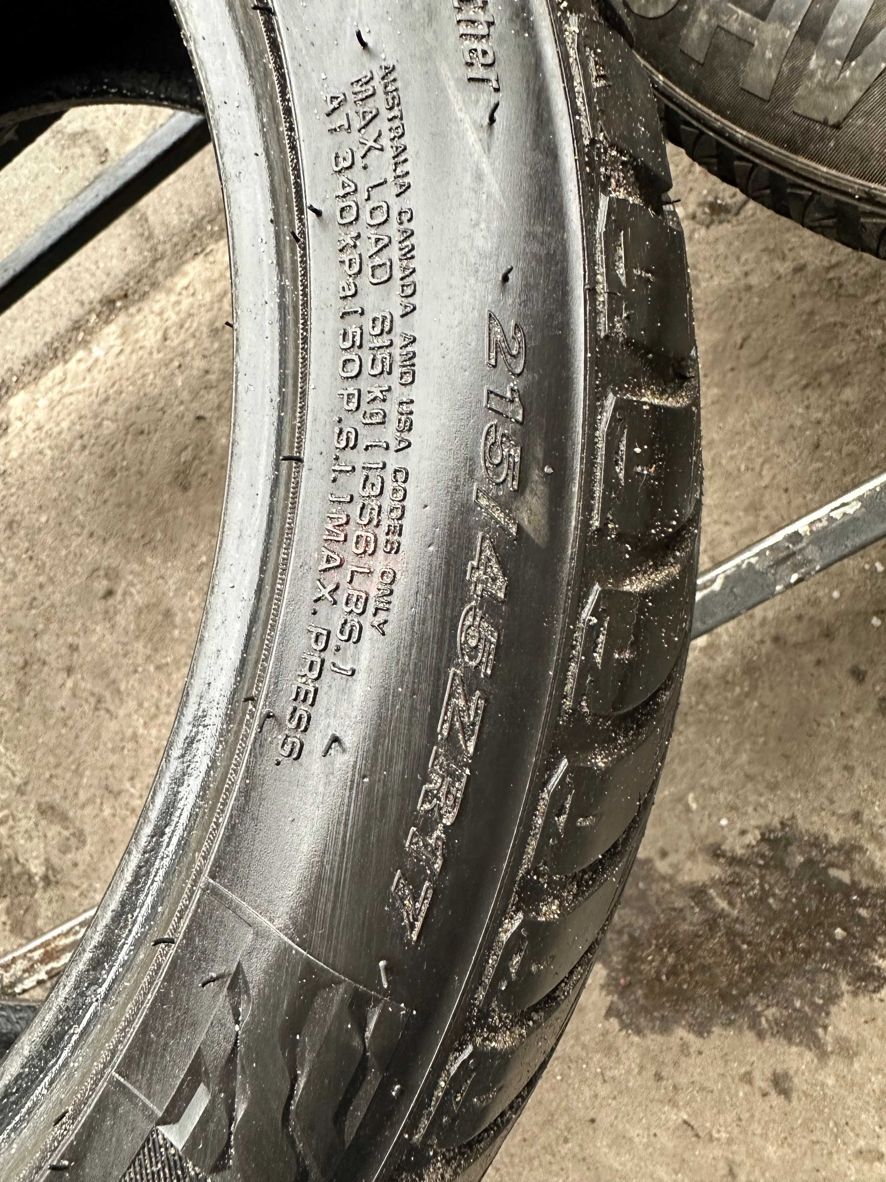 215/45r17 opony wielosezonowe para 2szt