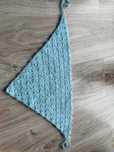 Niebieska chusta handmade