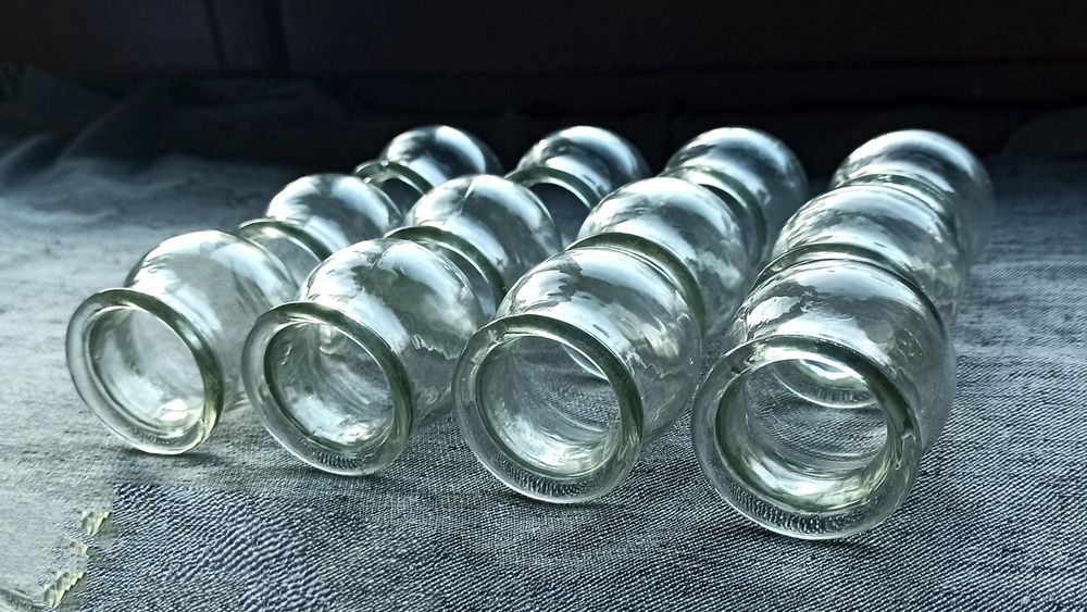 Bańki szklane, medyczne