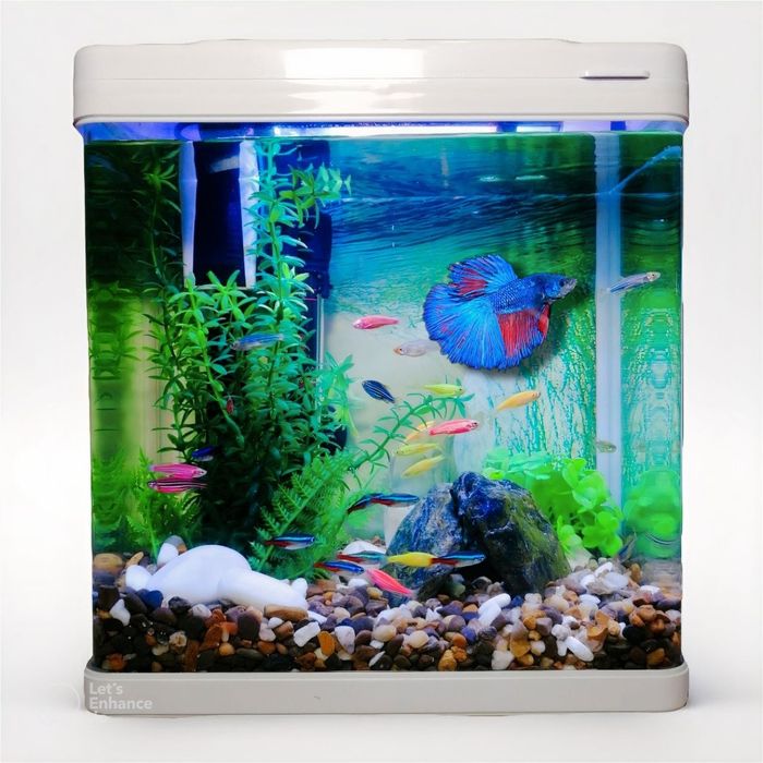 Повний акваріумний набір з рибкою Betta Півник - Супердельта