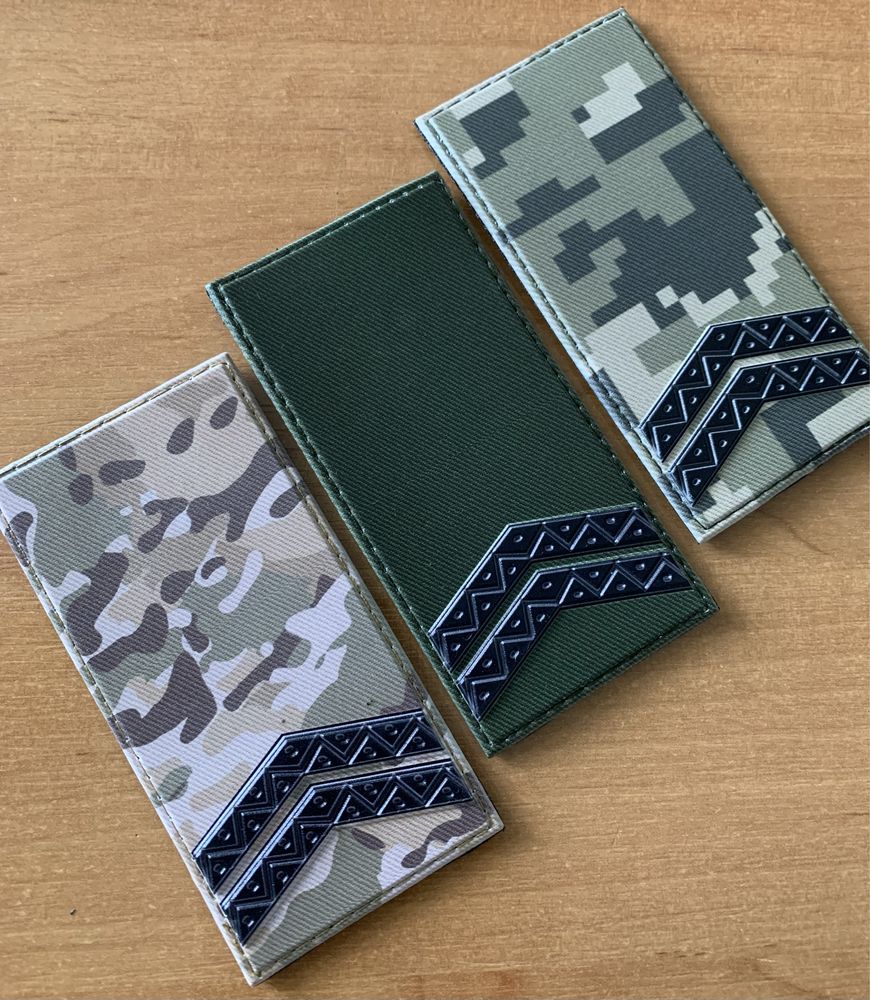 3D погони ПВХ резинові гумові шеврони патч ЗСУ  НГУ ДПСУ ДССТ поліція