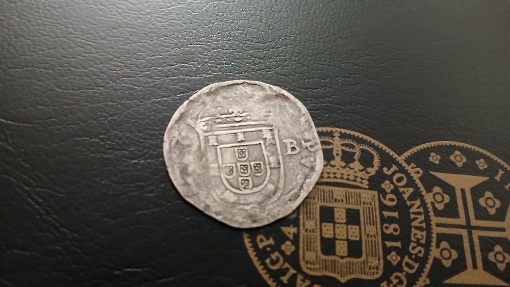 Moeda de prata Tostão de D. Filipe III