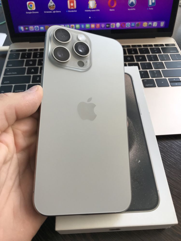 Iphone 15 Pro Max 1Tb 1024Mb Natural Titanium Ідеальний