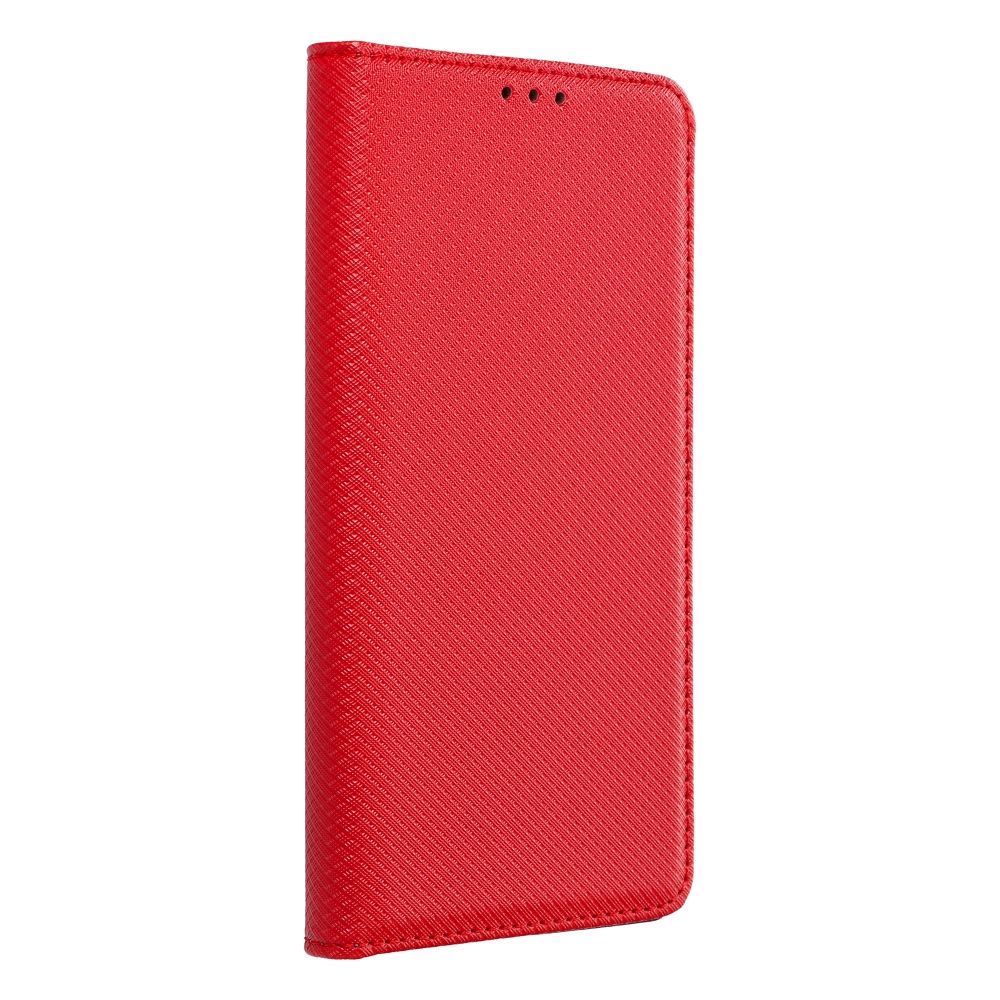Etui Z Klapką Smart Xiaomi Redmi Note 12 Pro Plus 5G Czerwony + Szkło