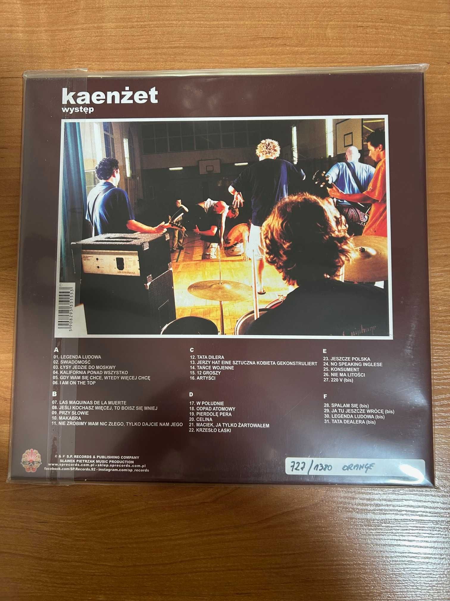Kaenżet – Występ - Limitowana wersja 727/1380 3xvinyl orange