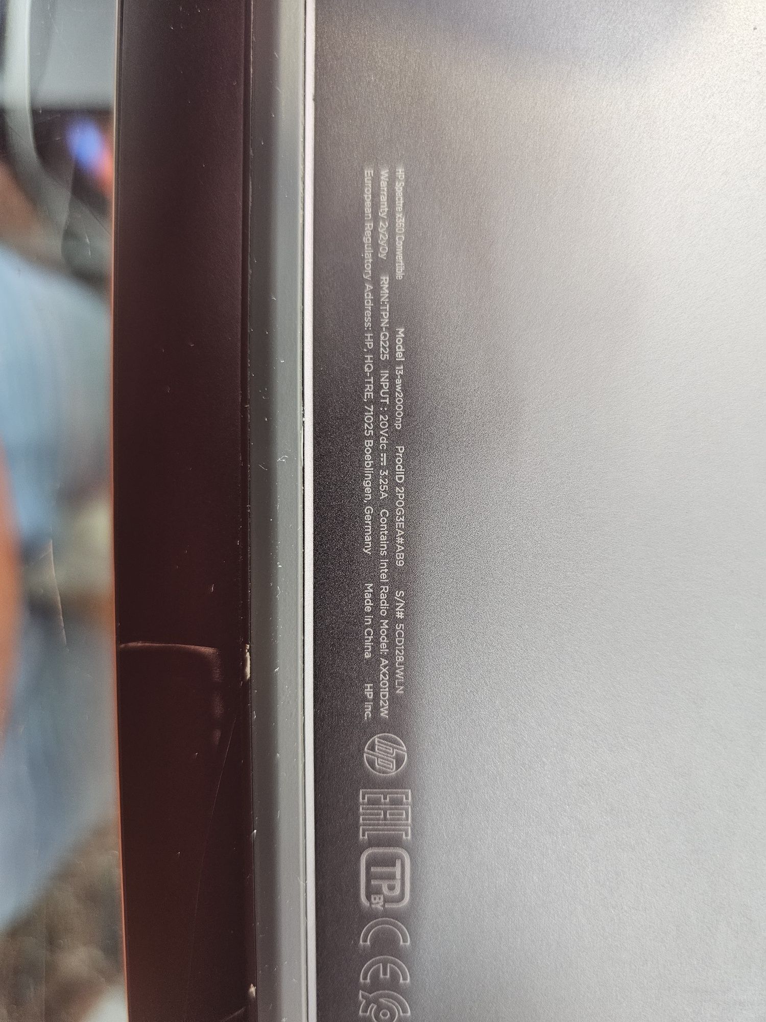 Hp portateil hibrido X360..13.3" i7