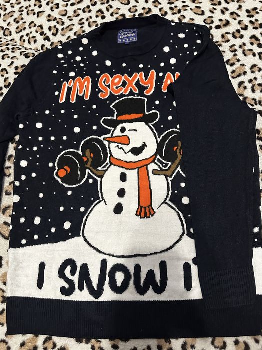 Новорічний светр з кумедним принтом