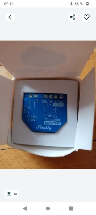 Przekaźnik shelly 1