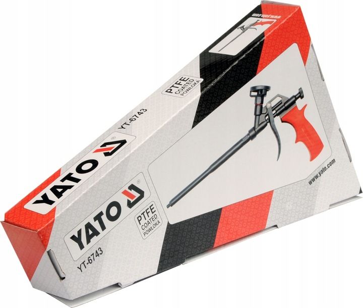 Yato Pistolet Do Pianki Piany Montażowej Ptfe Metalowy Styropianu Yt-6