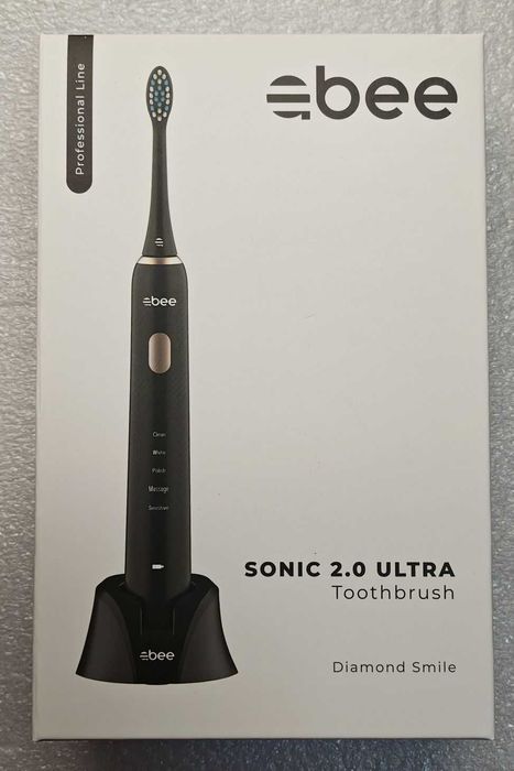 Szczoteczka soniczna Abee Sonic 2.0 Ultra czarna NOWA