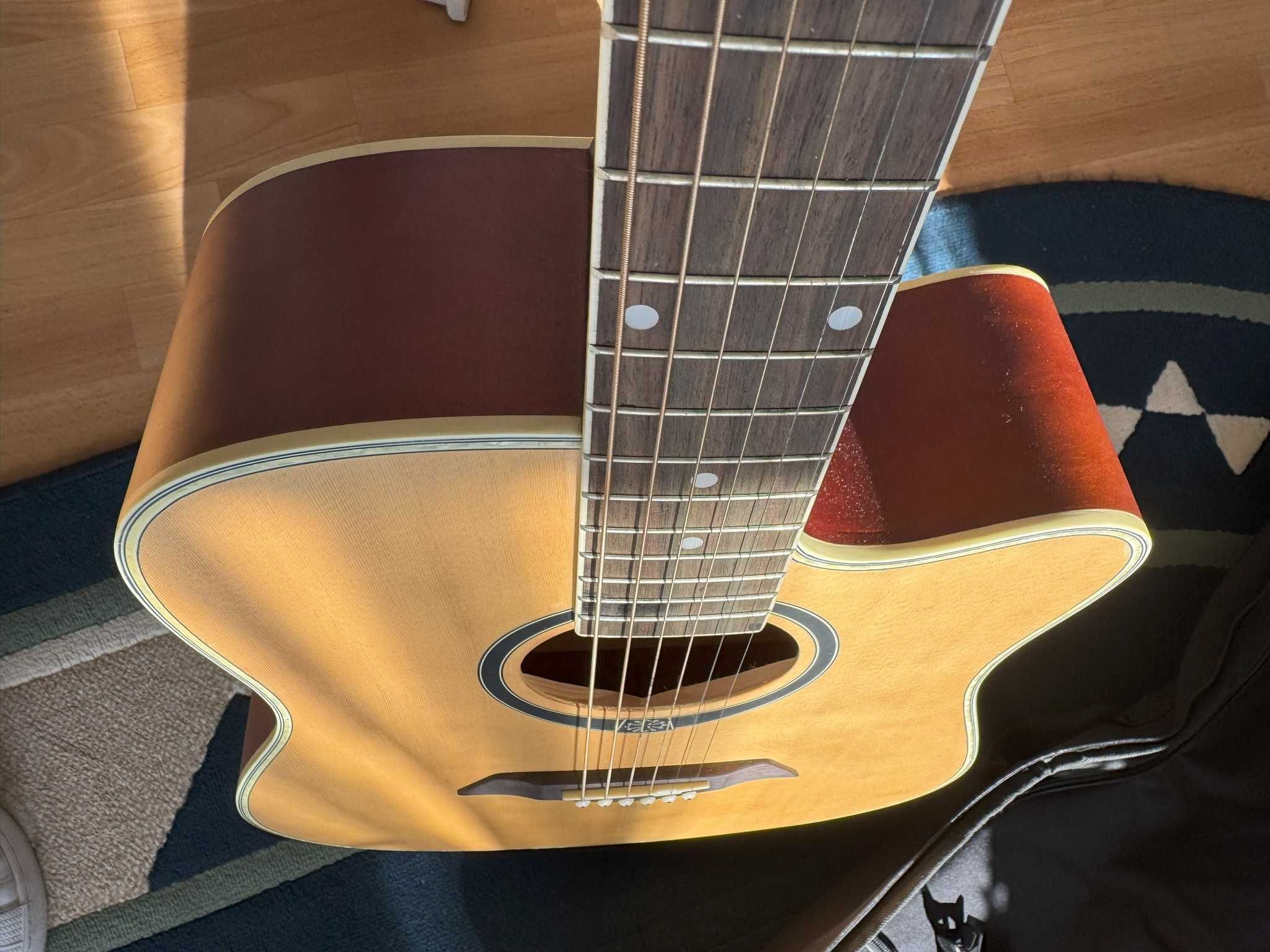 Gitara akustyczna Ariana L806 + pokrowiec | Stan idealny