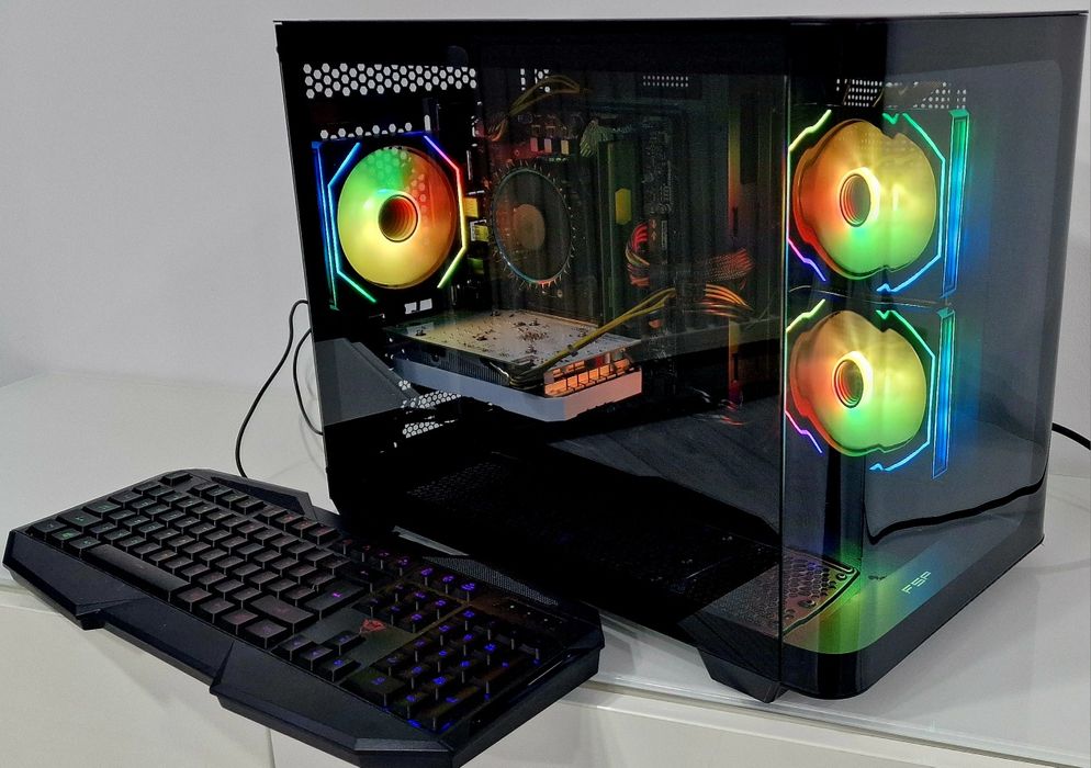 Komputer gamingowy intel 12400 RX 580 8Gb DDR5 16Gb SSD 1000GB Wifi