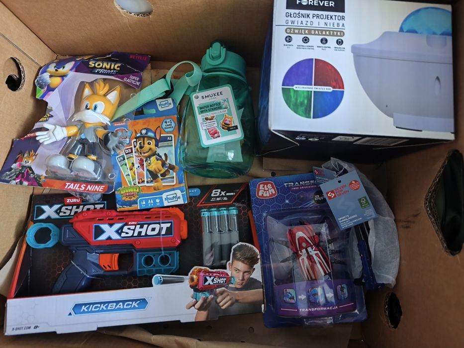 Karton box mix biedronka Lidl Action dziecko dom