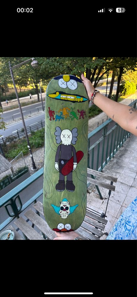 Tábua de skate personalizada