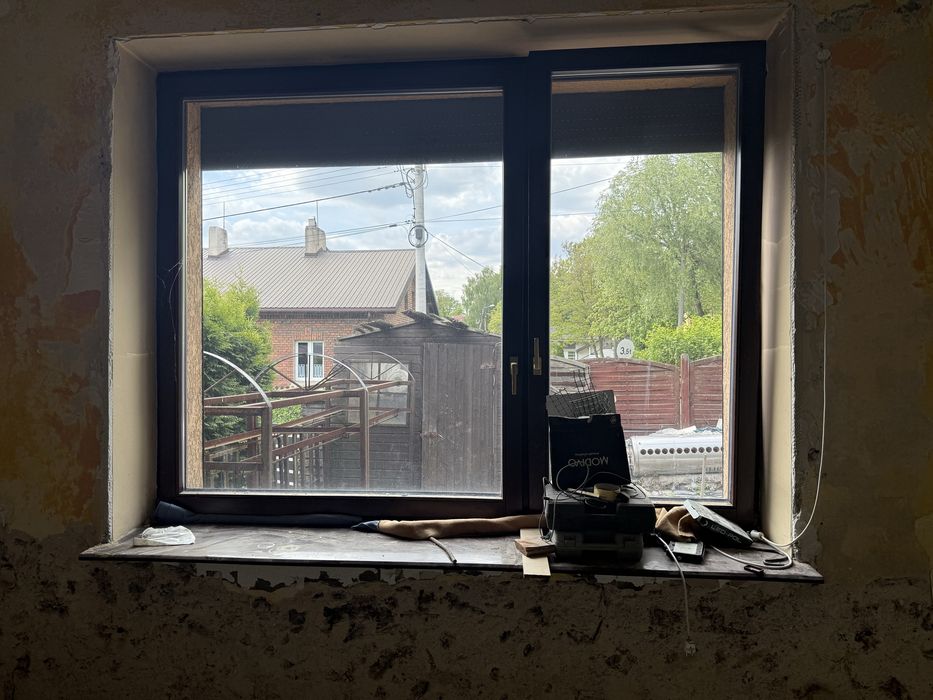 Okna drewaniane z demontażu