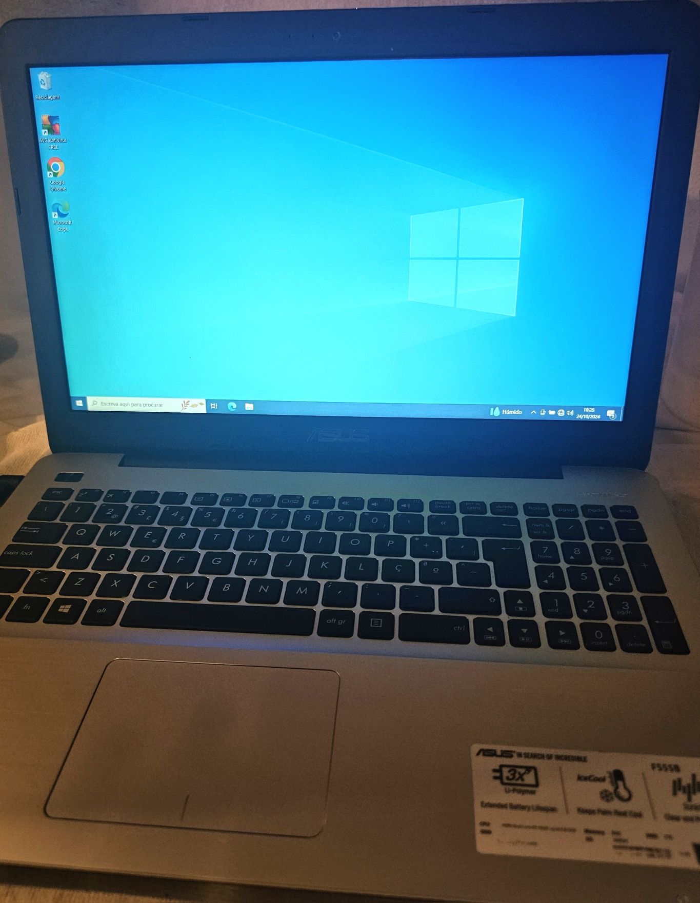 Computador portátil usado