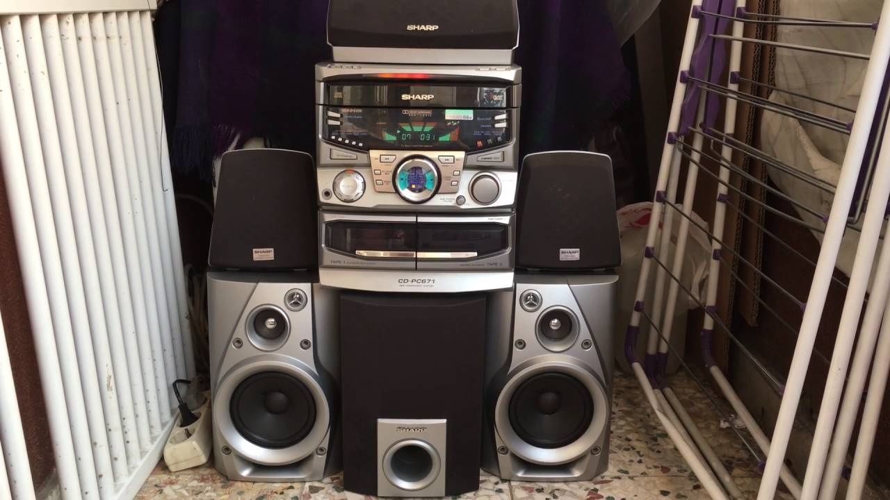Wieża sharp PC CD 671 sprawna