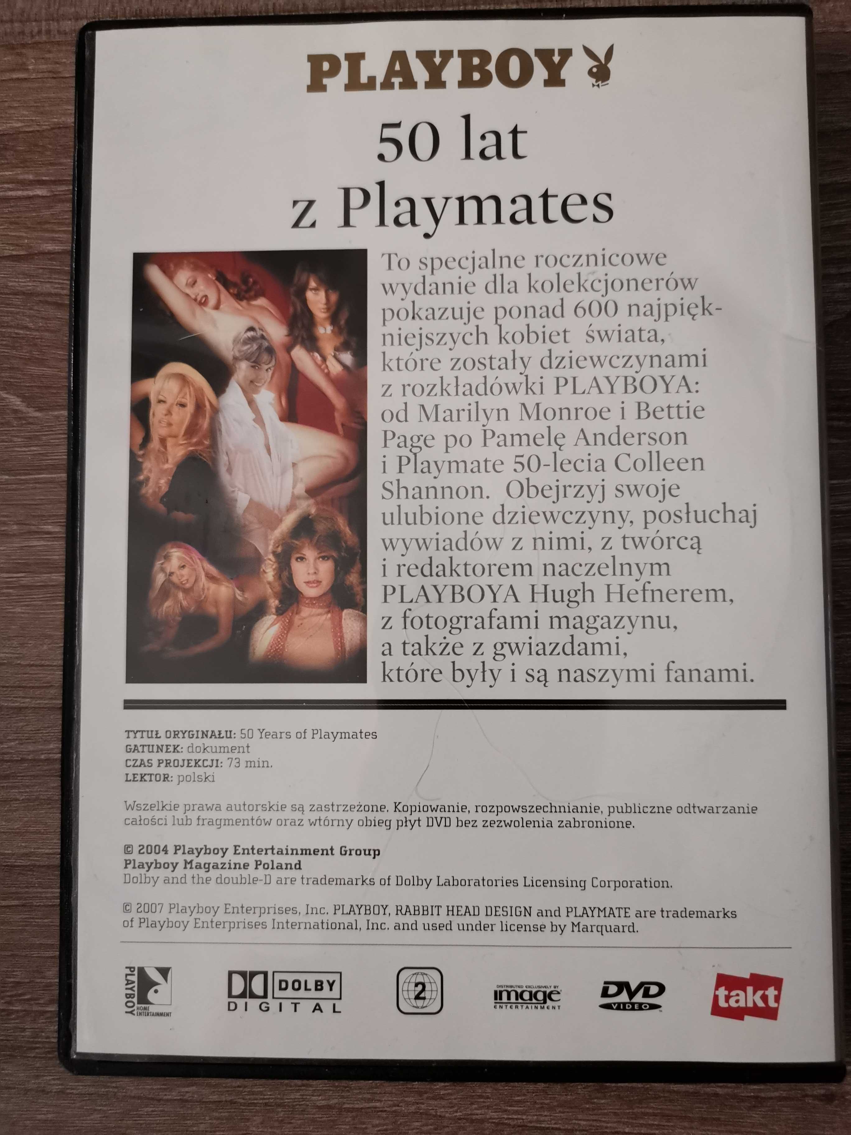 Płyta dvd: "Playboy 50 lat z playmates"