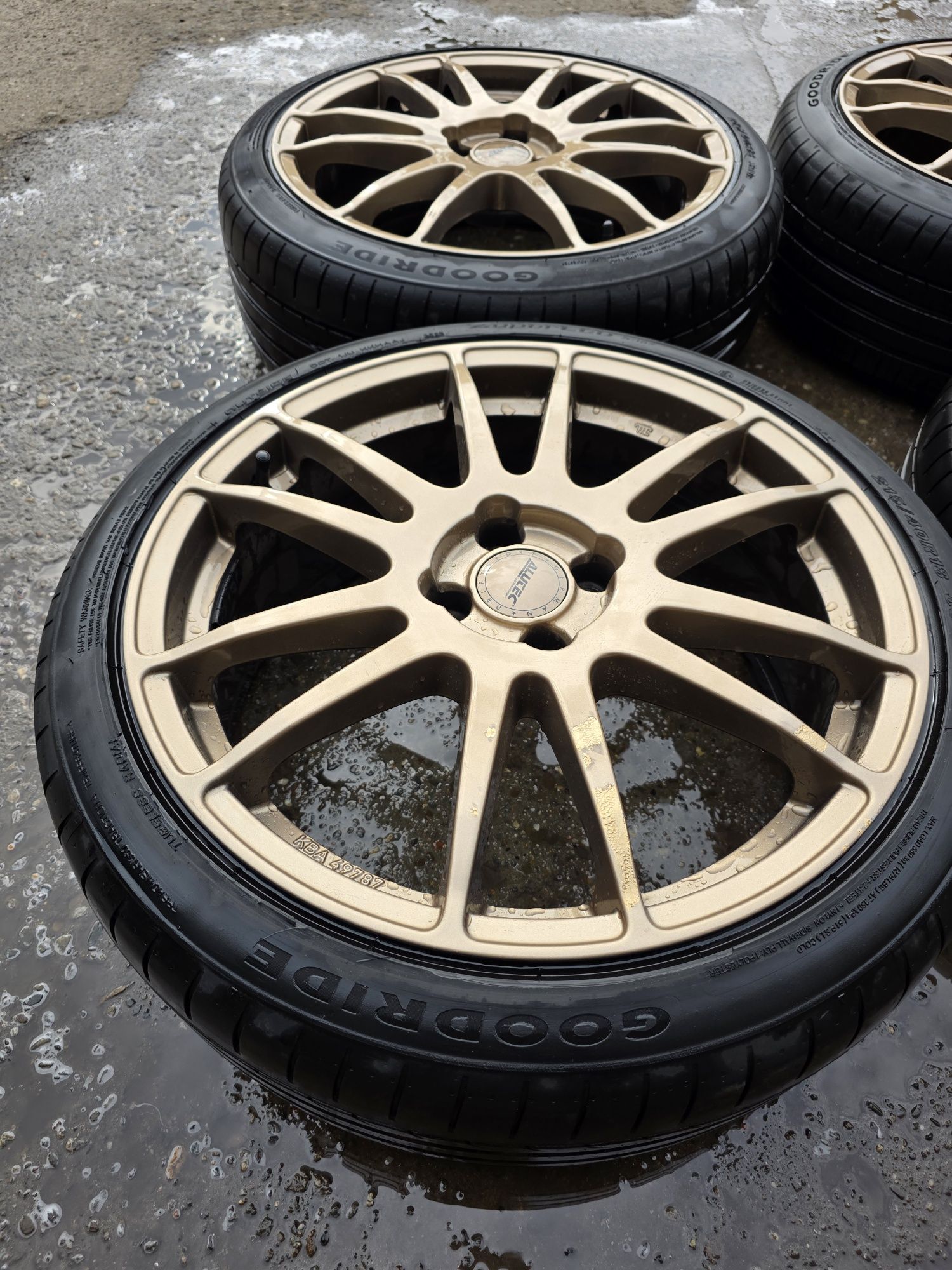 Felgi Alutec Monstr bronze 4x100 18" 7.5j lub z  goodride 215/40 r18