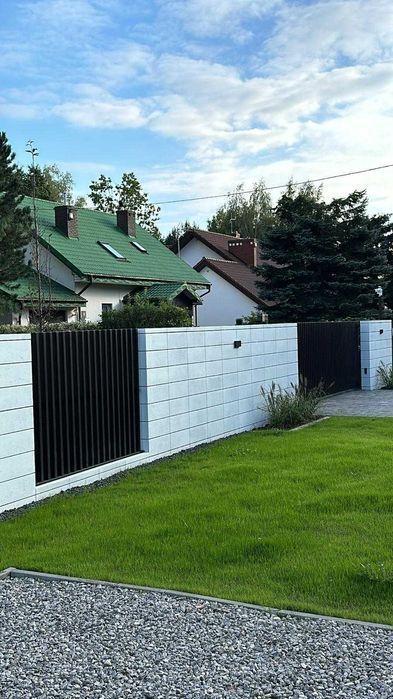 Ogrodzenie grzebieniowe PREMIUM nowoczesne profile palisada pionowa