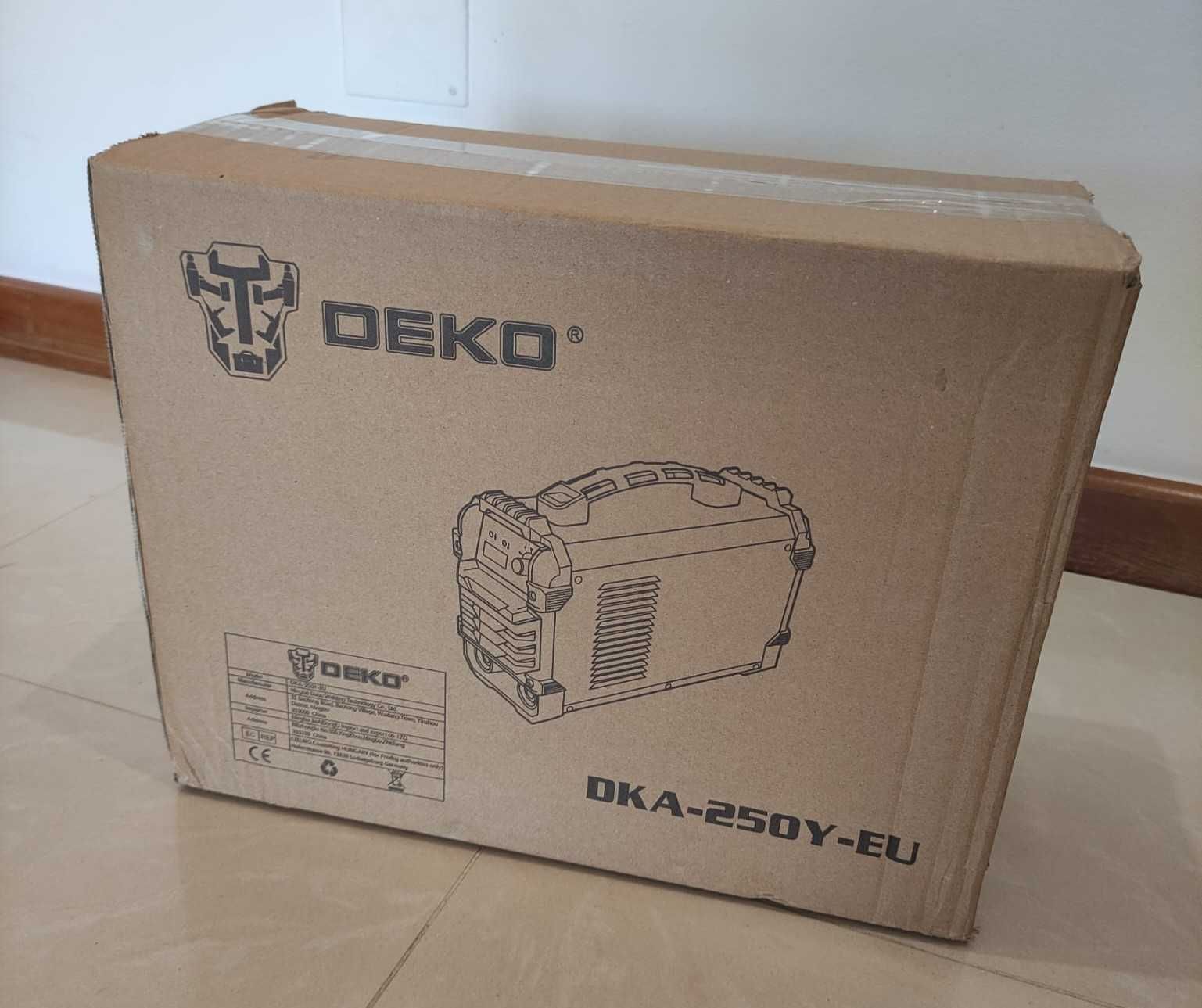 DEKO Maquina de Soldar 250A Portátil 220V NOVA