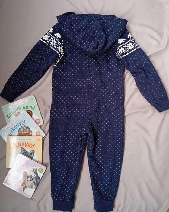 Ромпер новорічний з утепленням