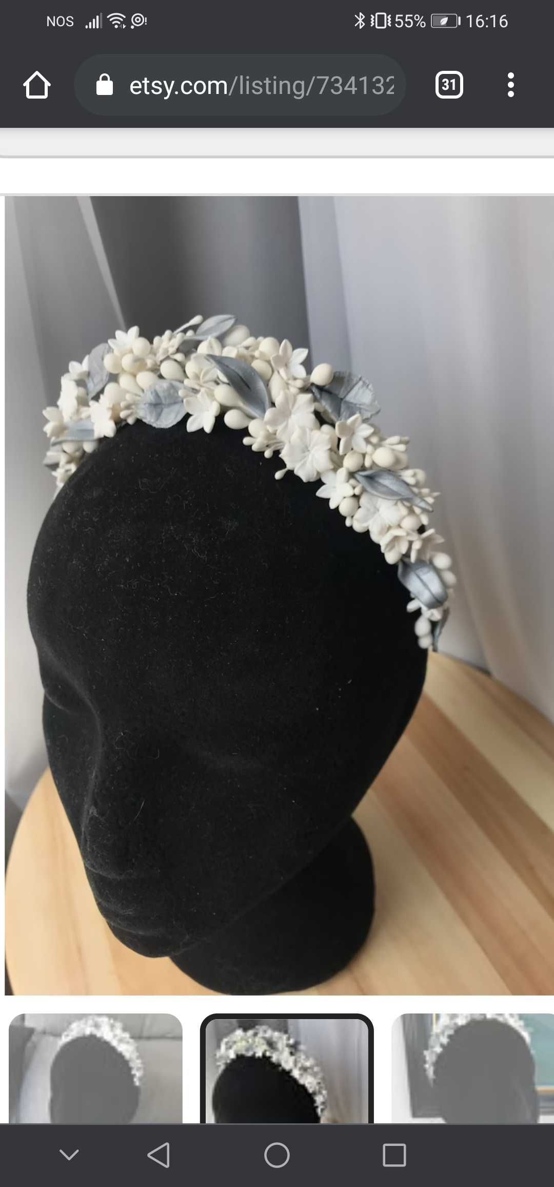 Tiara / Coroa para noiva ou festa