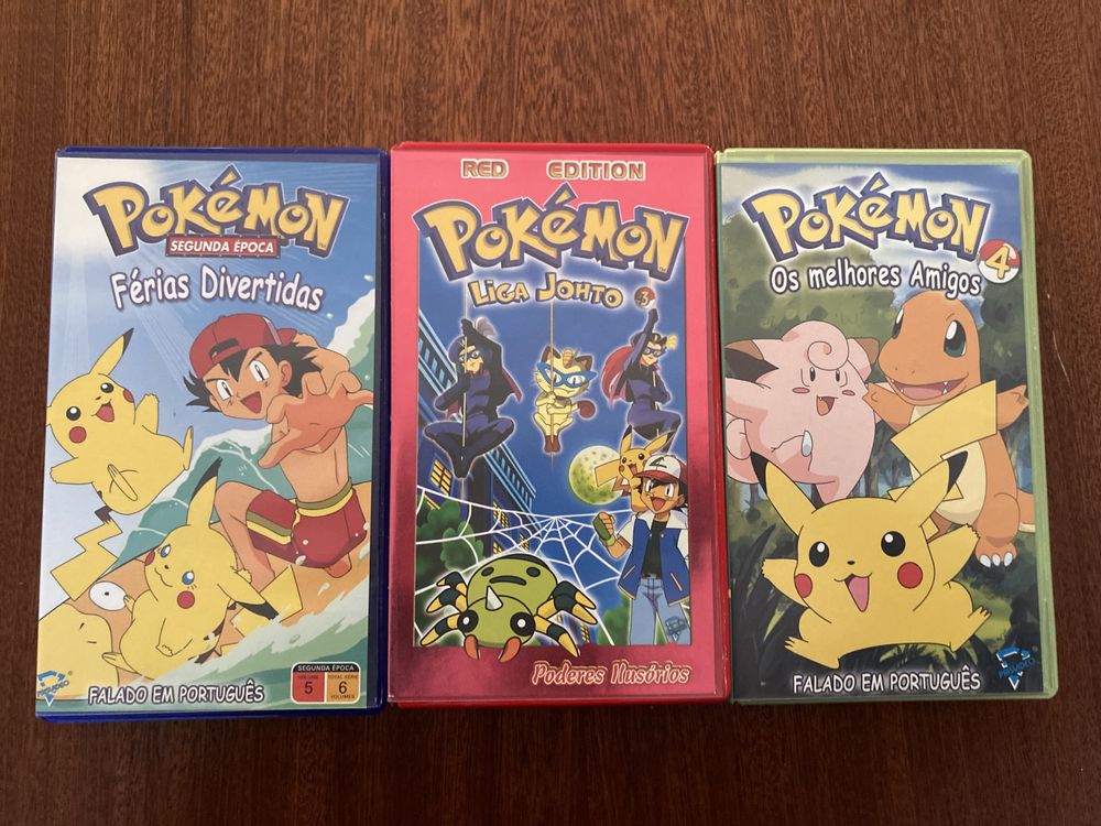Cassetes VHS Pokemon