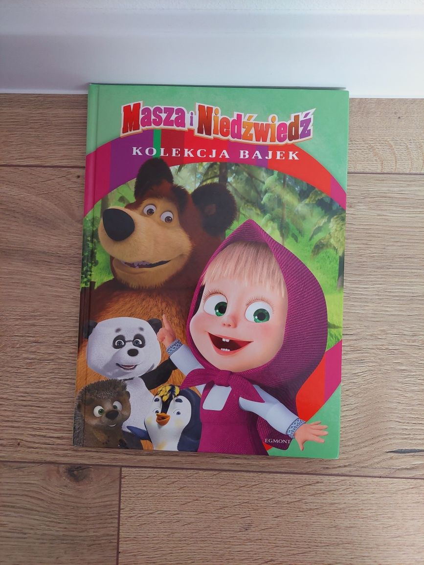Książka duża Masza i niedźwiedź kolekcja bajek