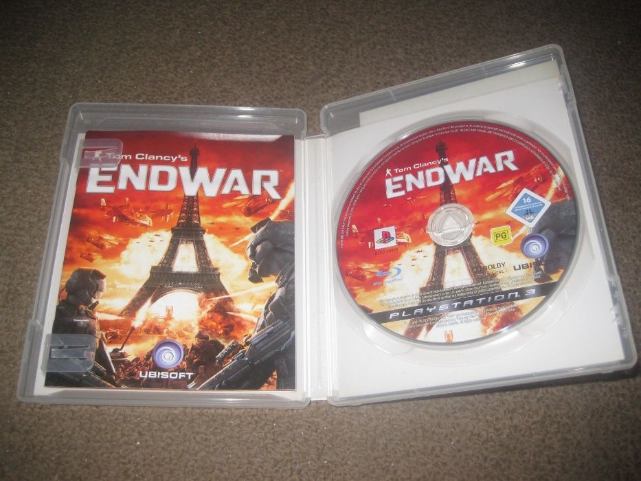 Jogo "Tom Clancy`s- Endwar" PS3/Completo!