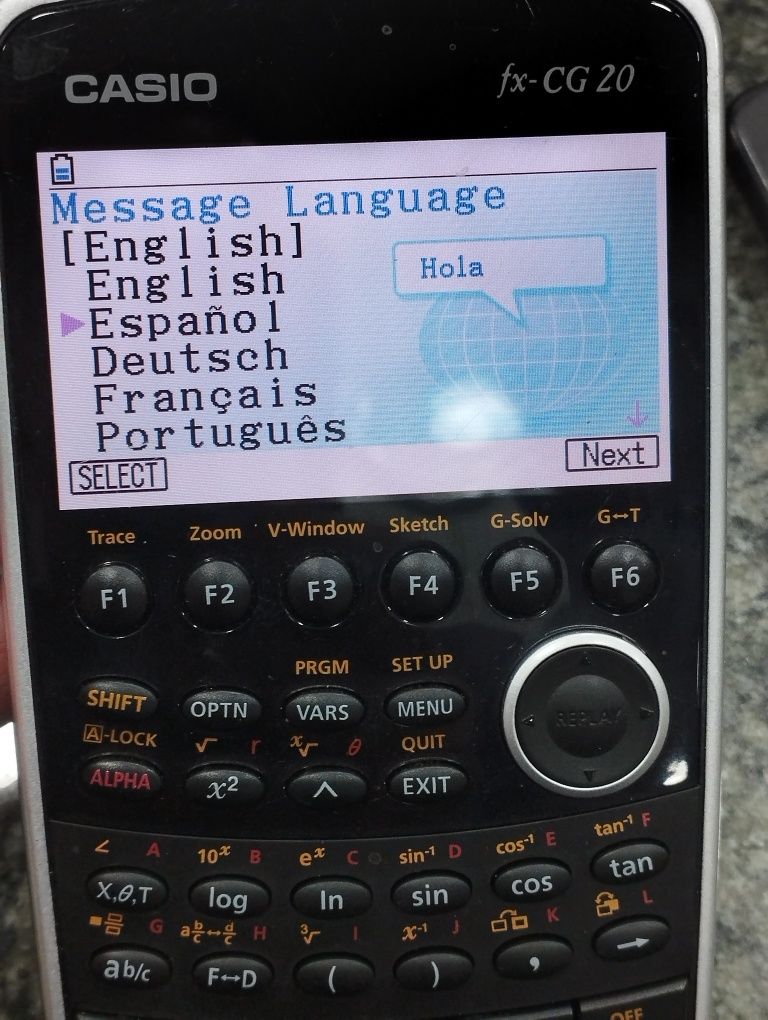 Casio grafica FX-cg20 = FX-CG50