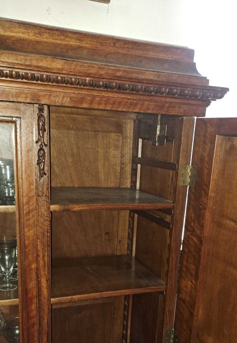 Witryna biblioteczka art deco piękna polska.